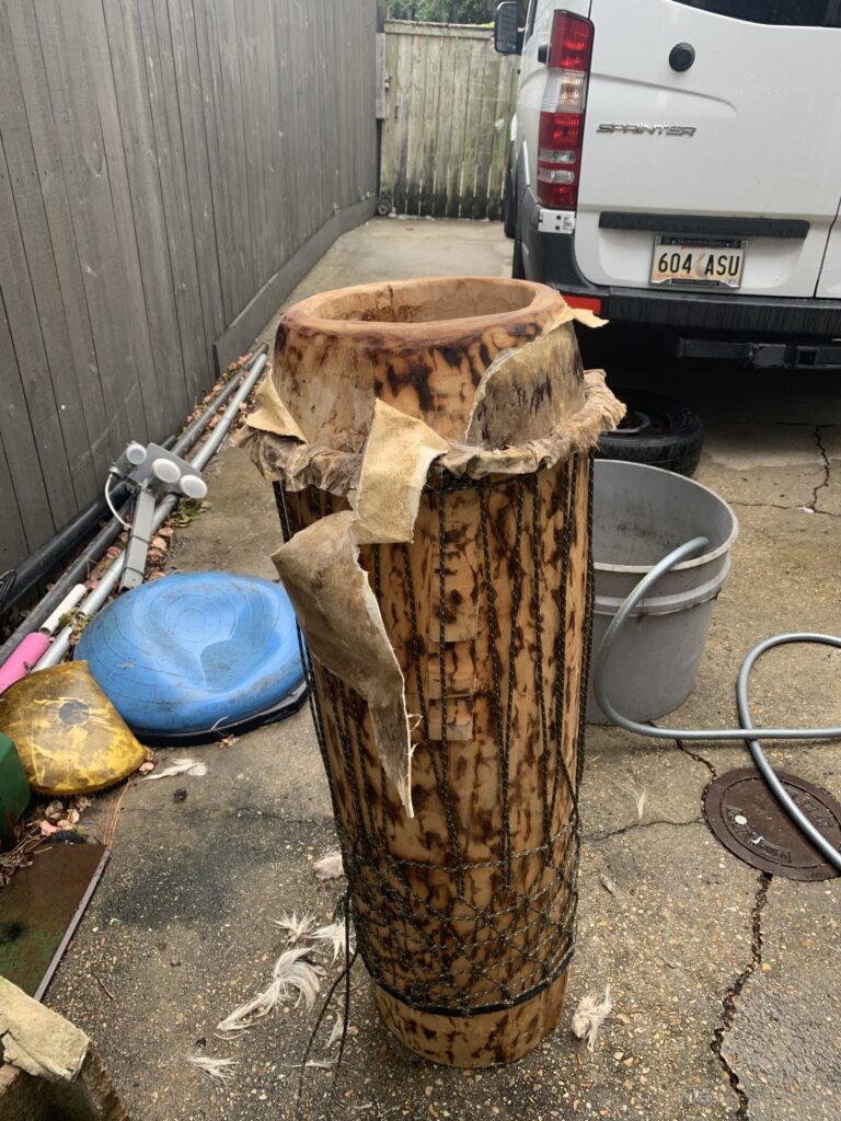 Drum repair work 1