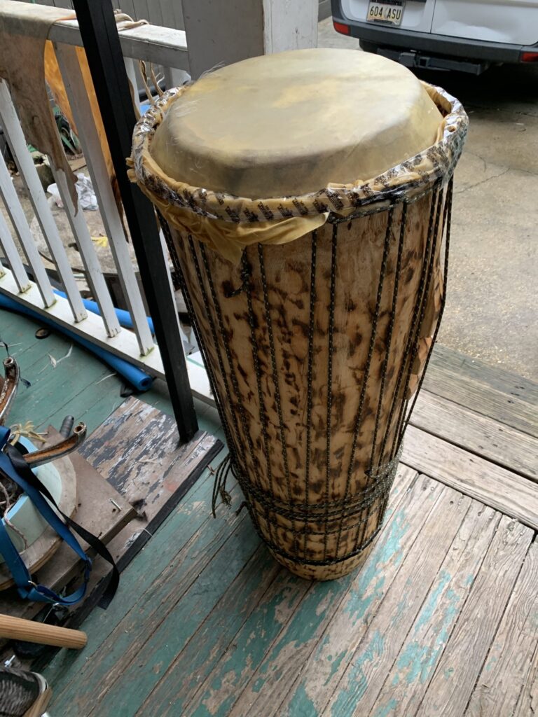 Drum repair work 2